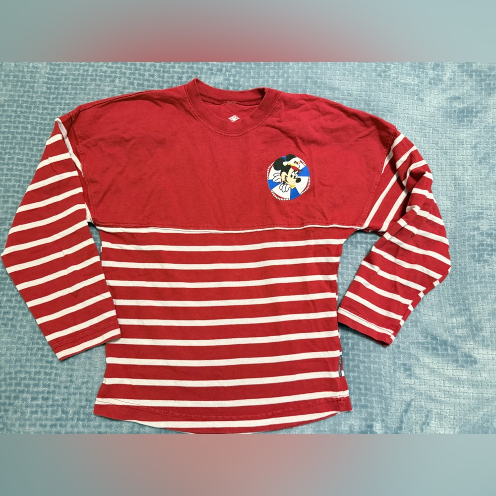 Disney Cruise Line Spirit Jersey Captain Minnie Mouse kids small 7/8 preowned